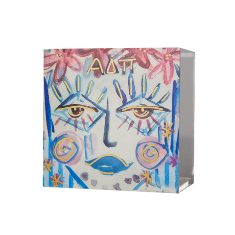 Alpha Delta Pi FANCY SISTER Acrylic Box