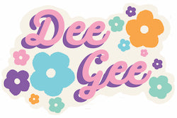 Dee Gee FLOWER CHILD Floral Decal