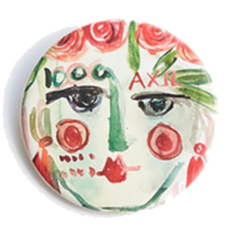 Alpha Chi Omega FANCY SISTER Button