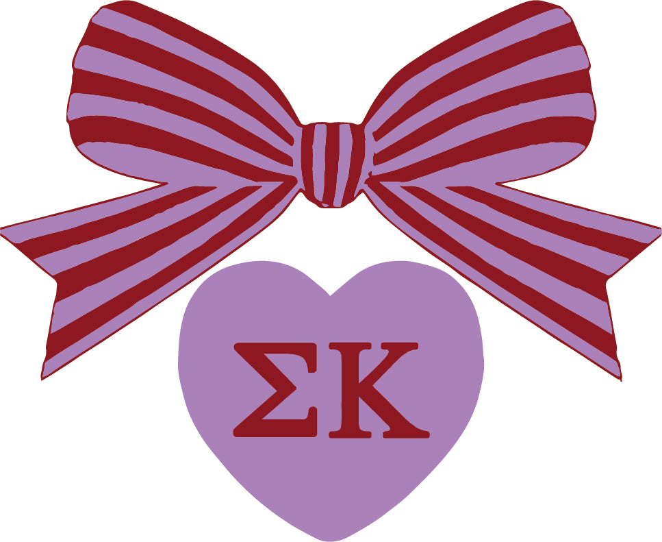 Sigma Kappa Bow-dacious Decal – Over The Moon Greek