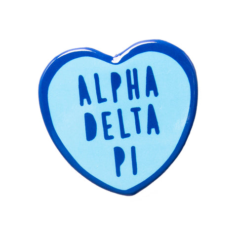 Alpha Delta Pi Sweet Heart Button