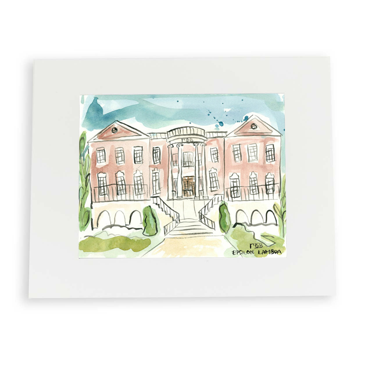 University of Alabama House Print