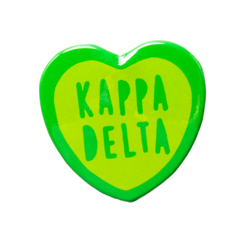 Kappa Delta Sweet Heart Button
