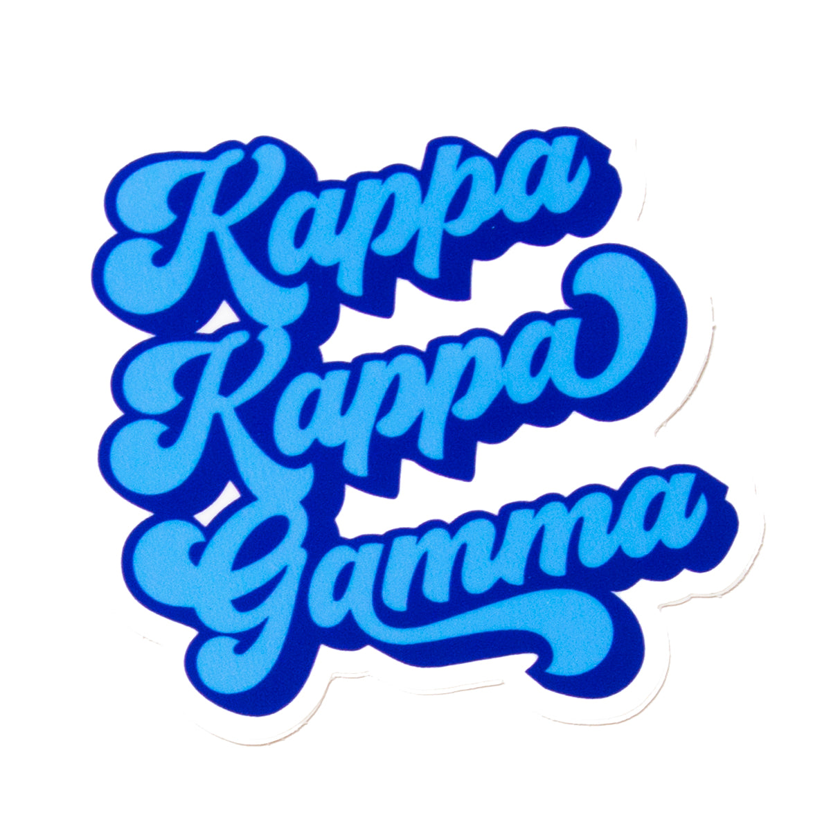 Kappa Kappa Gamma RETRO Decal – Over The Greek