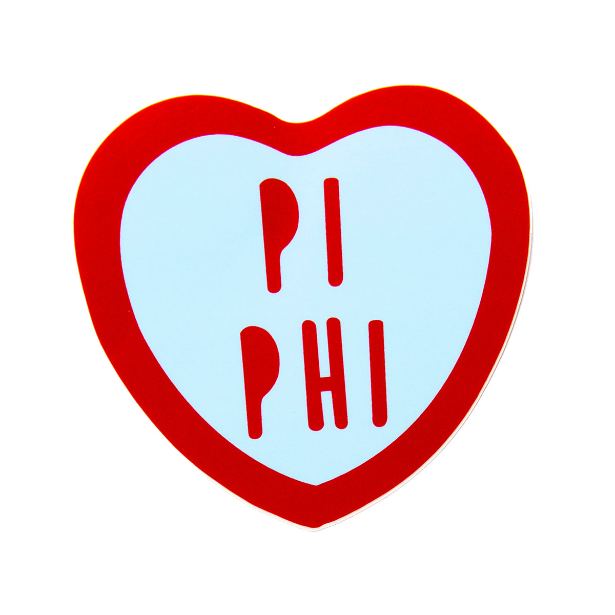 Pi Beta Phi Large Heart Canvas