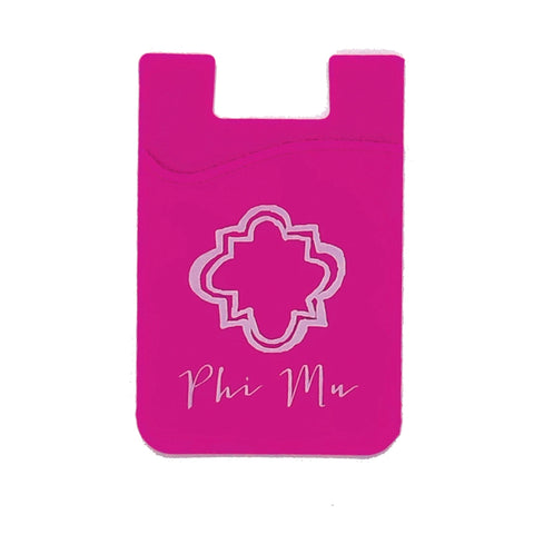 Phi Mu Cell Phone Wallet