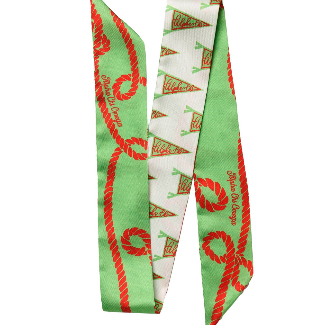 Alpha Chi Omega Skinny Scarf