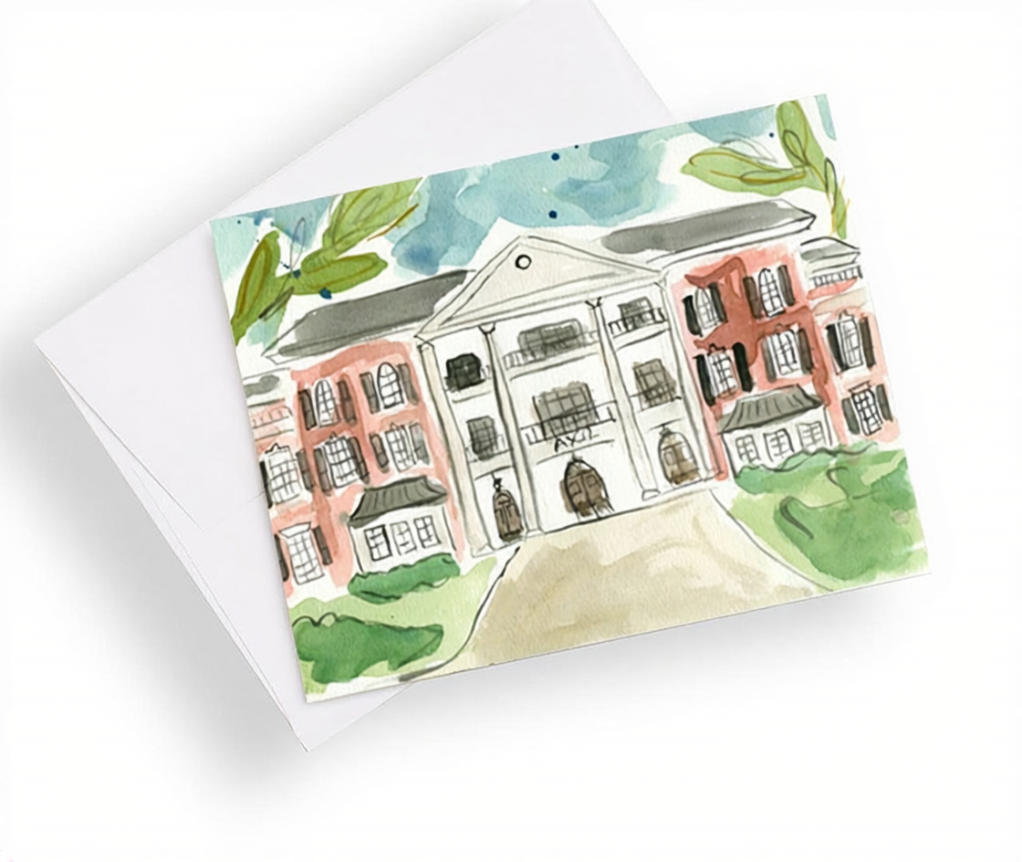 University of Alabama Sorority House Notecards
