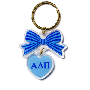 Alpha Delta Pi BOW-DACIOUS Keychain