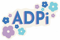 ADPi FLOWER CHILD Tumbler Magnet