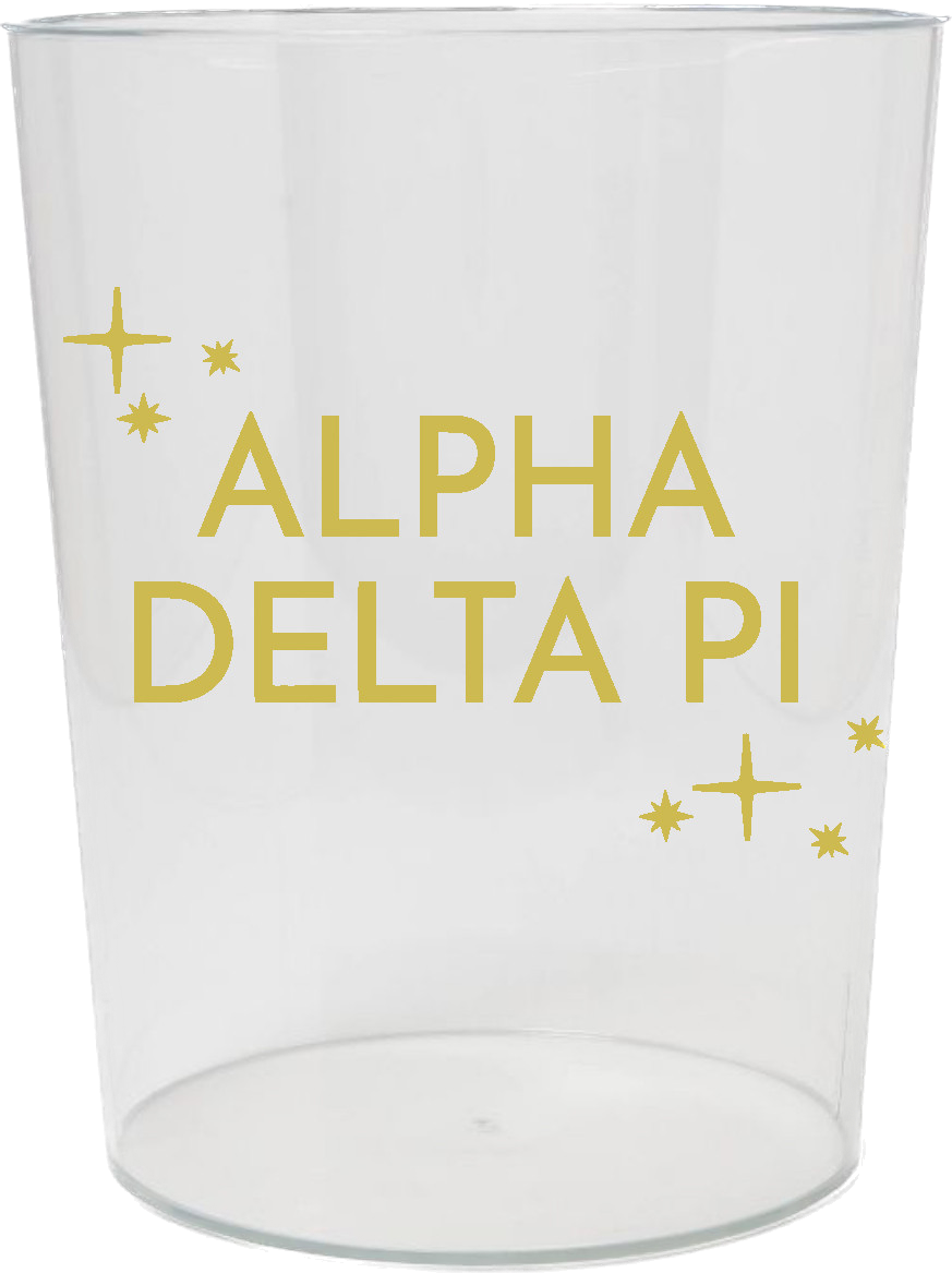 Alpha Delta Pi VINTAGE VEGAS Wastebasket