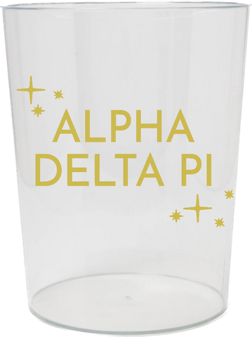 Alpha Delta Pi VINTAGE VEGAS Wastebasket