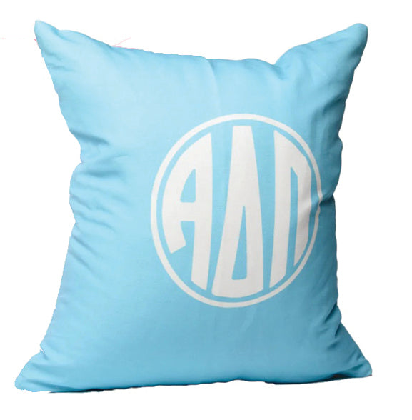 Circle Monogram Pillow