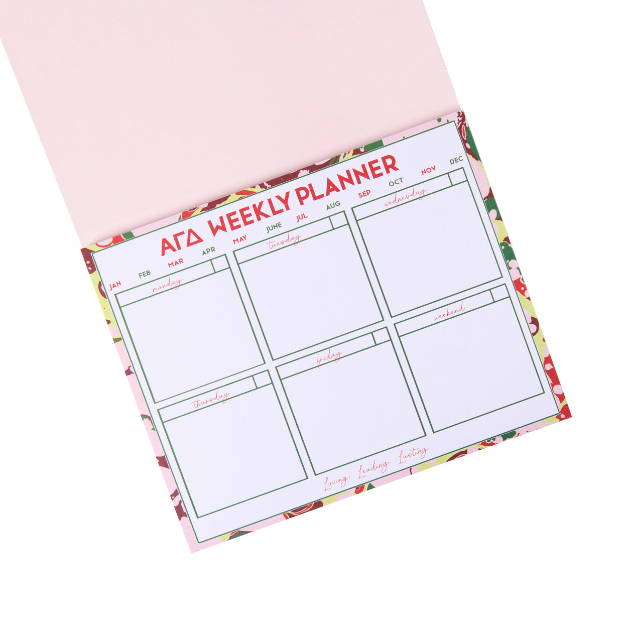 Alpha Gamma Delta Desk Planner