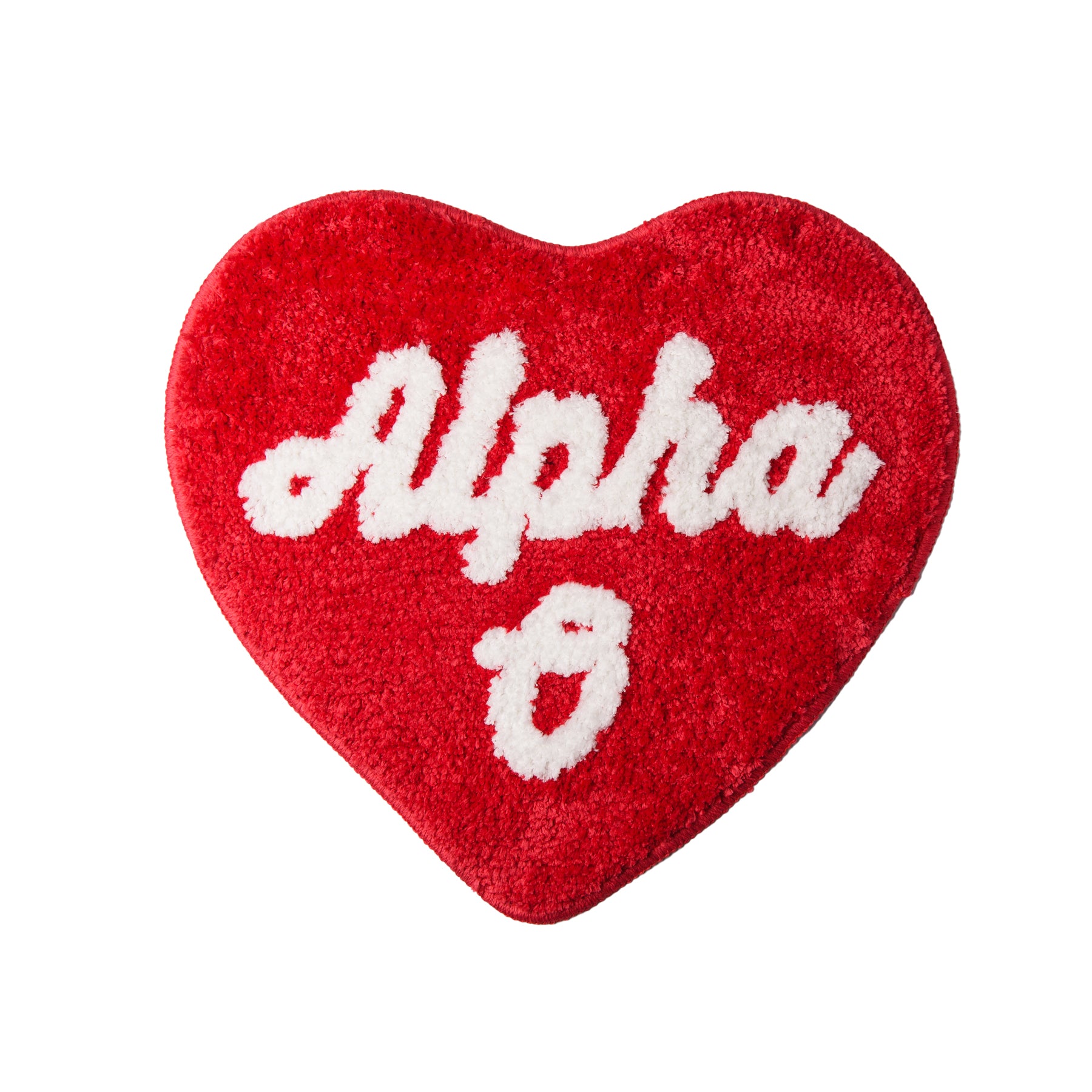 Alpha O Heart Mini-Rug