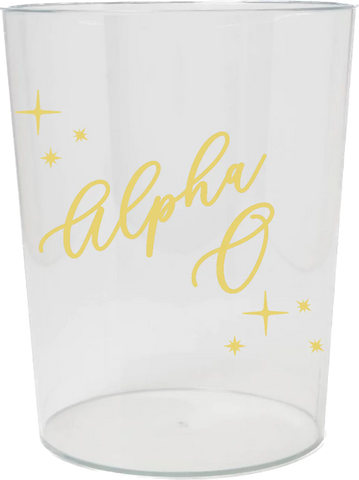 Alpha O VINTAGE VEGAS Wastebasket