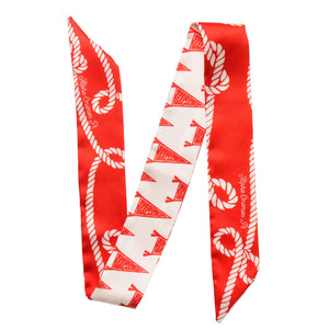 Alpha Omicron Pi Skinny Scarf