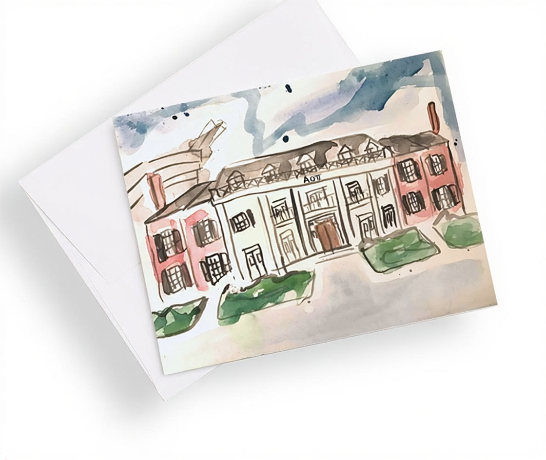 University of Alabama Sorority House Notecards