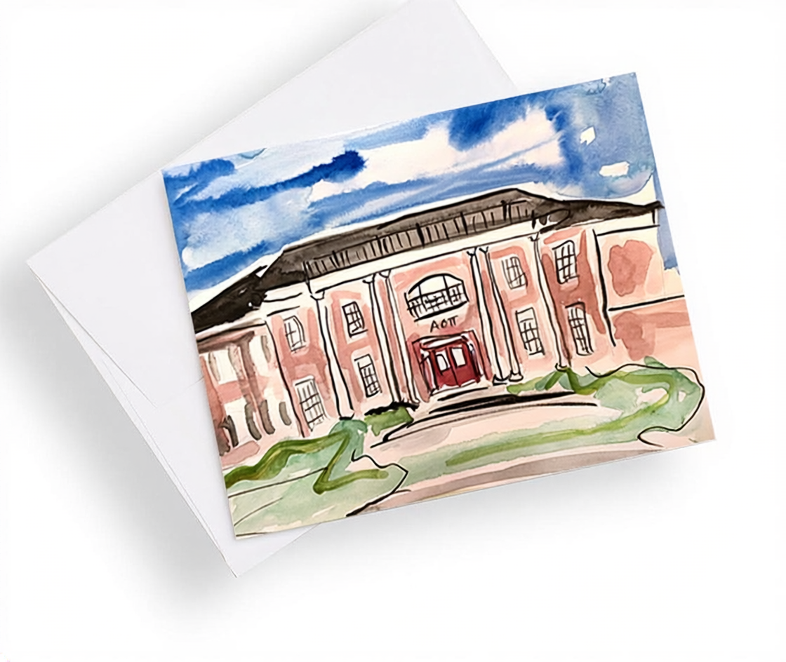 Oklahoma State University Sorority House Notecards