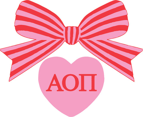 Alpha Omicron Pi BOW-DACIOUS Decal