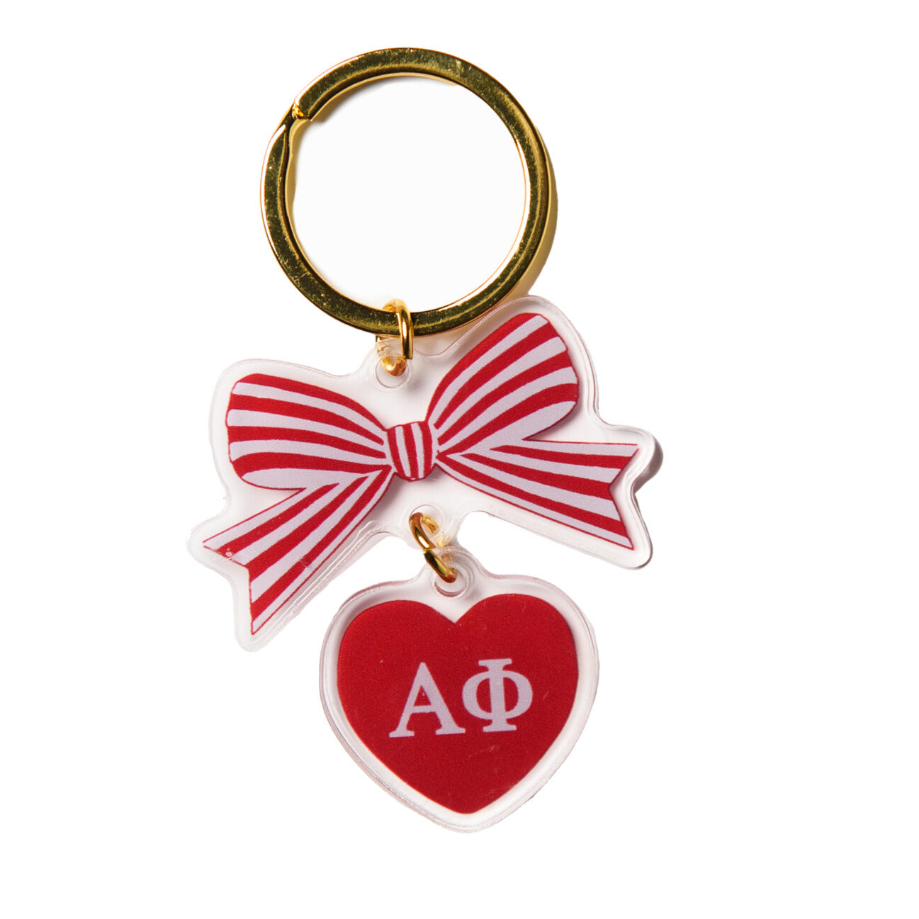 Alpha Phi BOW-DACIOUS Keychain