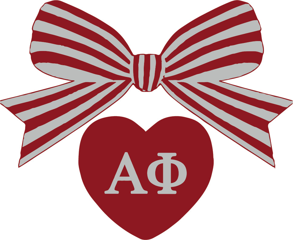 Alpha Phi BOW-DACIOUS Decal