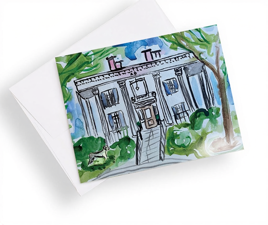 University of Georgia Sorority House Notecards