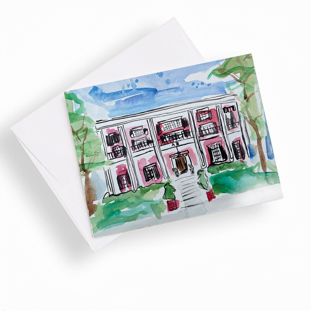 Louisiana State University Sorority House Notecards