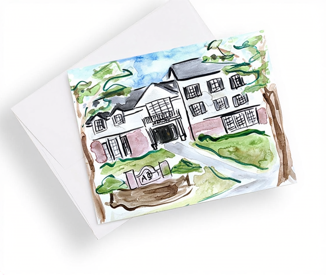 University of Oklahoma House Notecards
