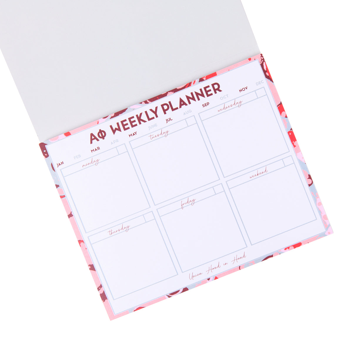 Alpha Phi Desk Planner