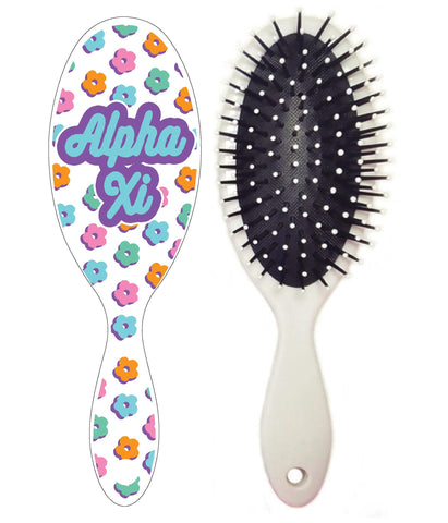 Alpha Xi FLOWER CHILD Hairbrush