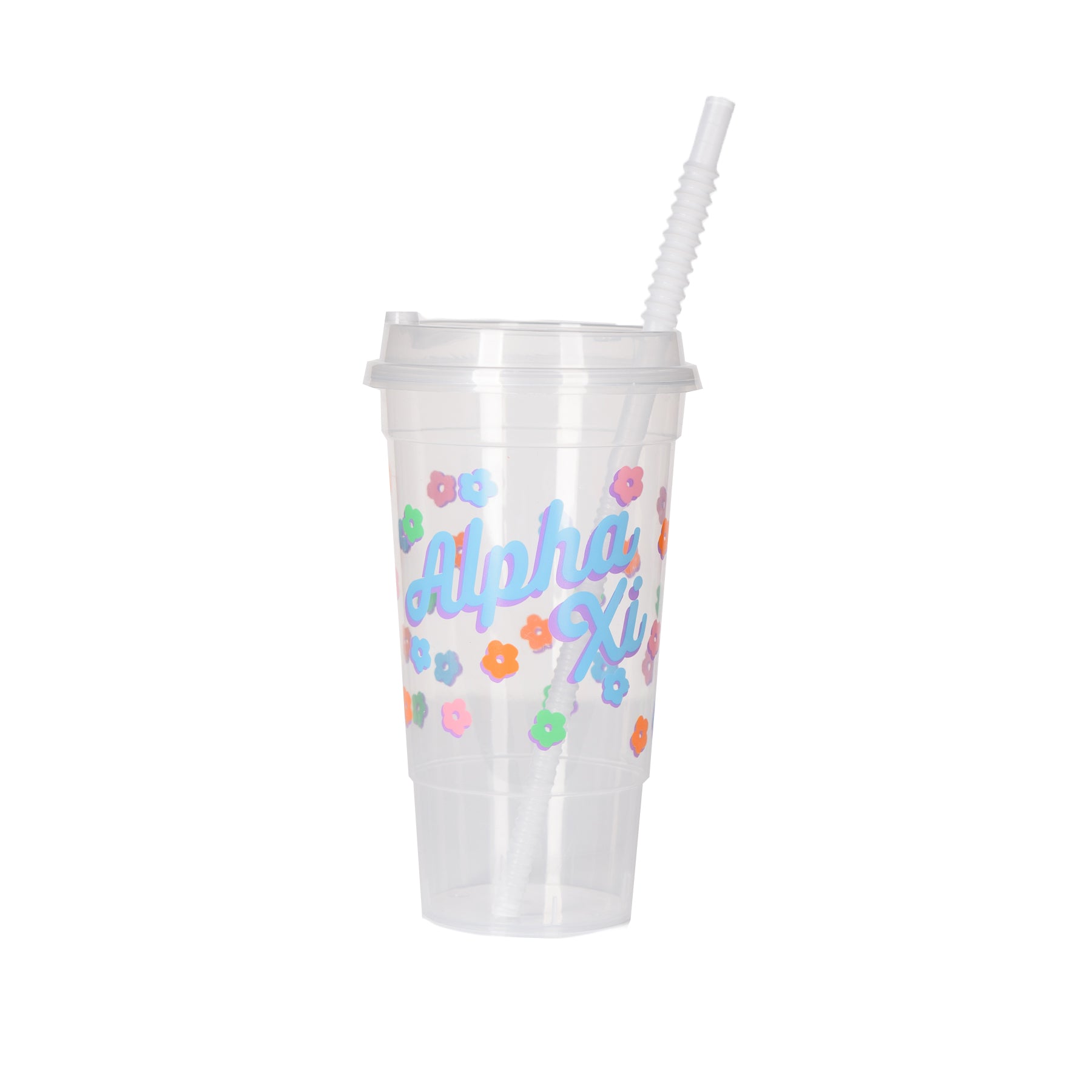 Alpha Xi FLOWER CHILD Clear Cup