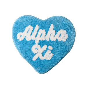 Alpha Xi Heart Mini-Rug