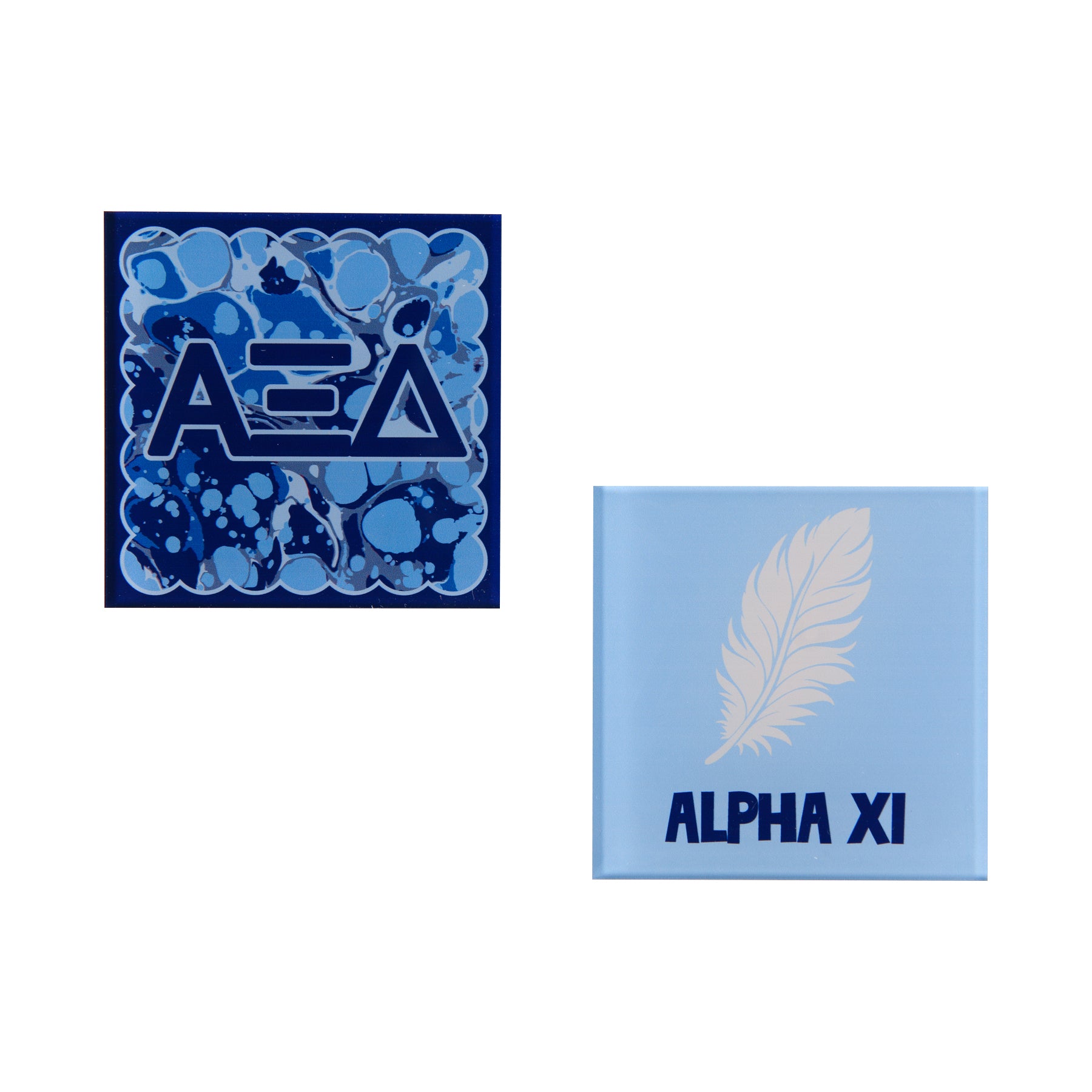 Sorority Reversible Acrylic Marbled Coaster