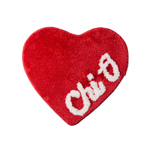 Chi O Heart Mini-Rug