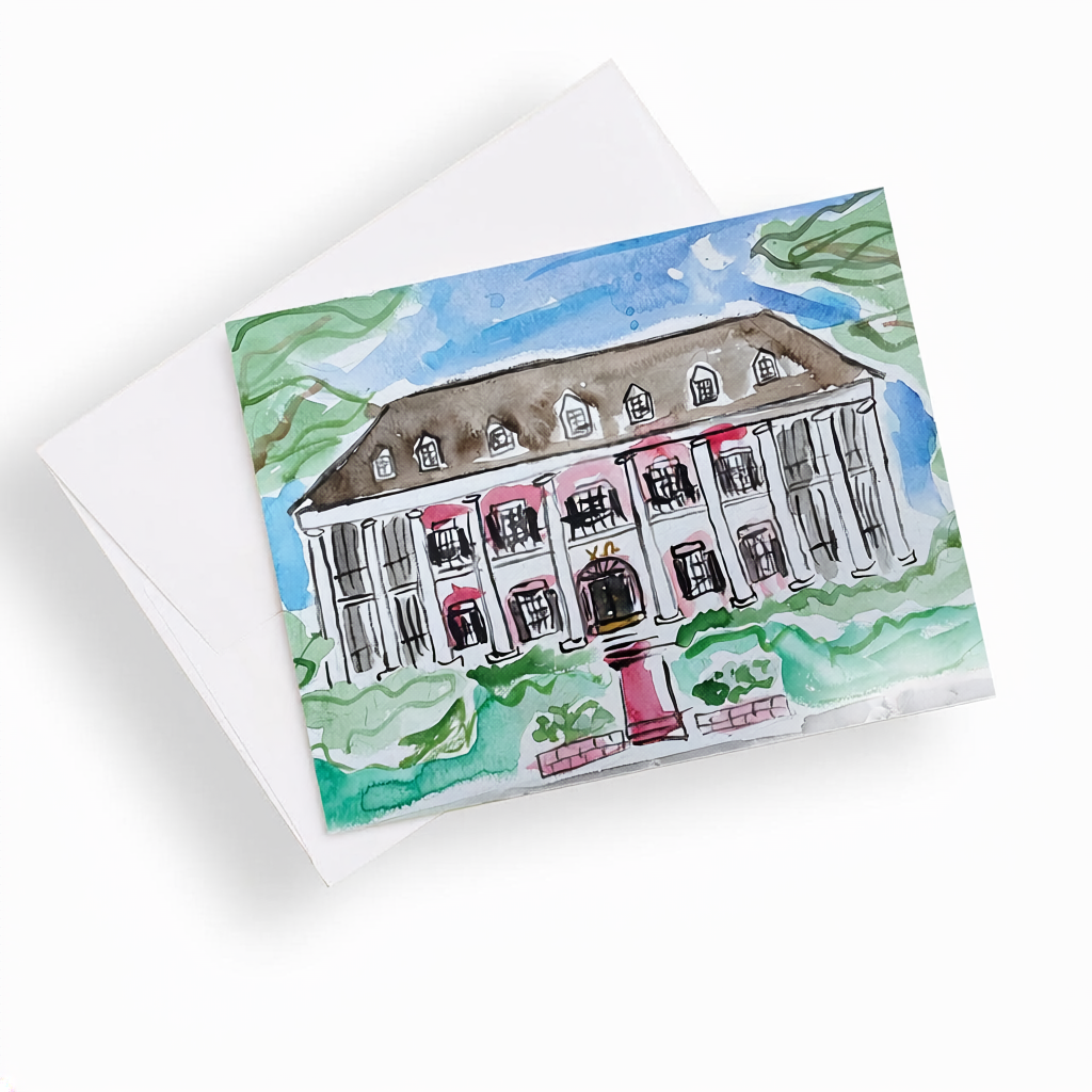 Louisiana State University Sorority House Notecards
