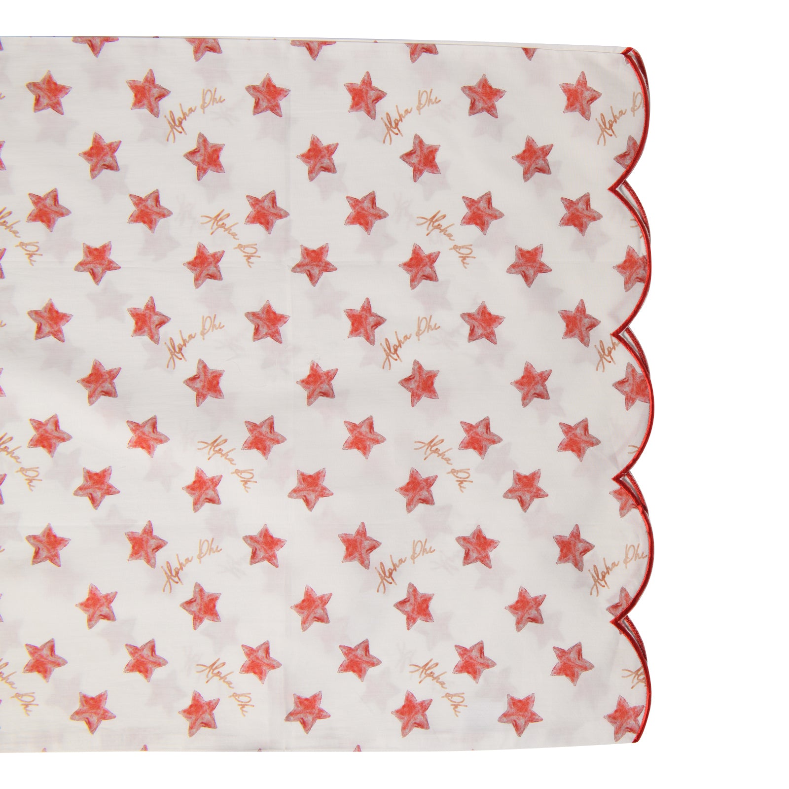 Sorority Scalloped Pillowcase