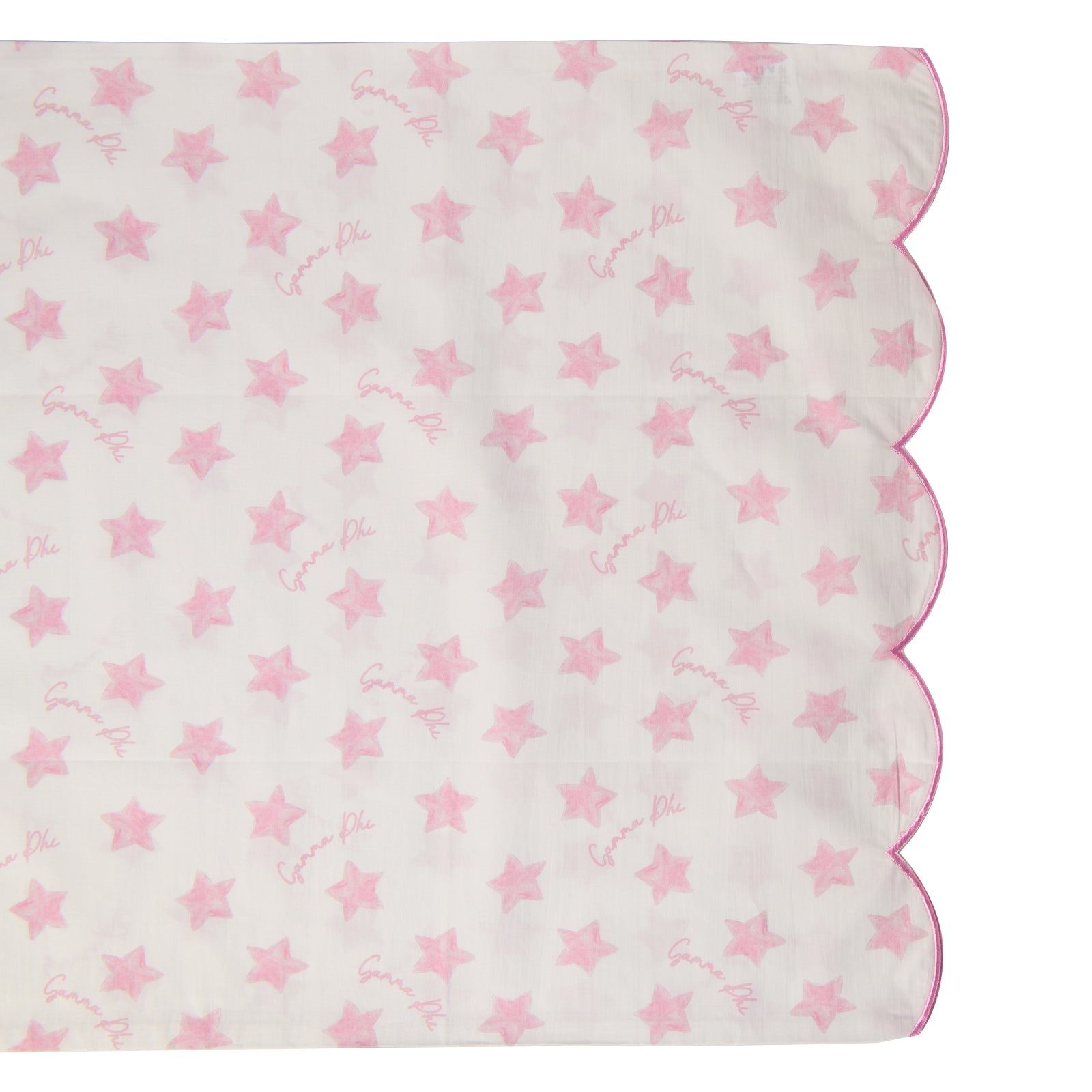 Sorority Scalloped Pillowcase
