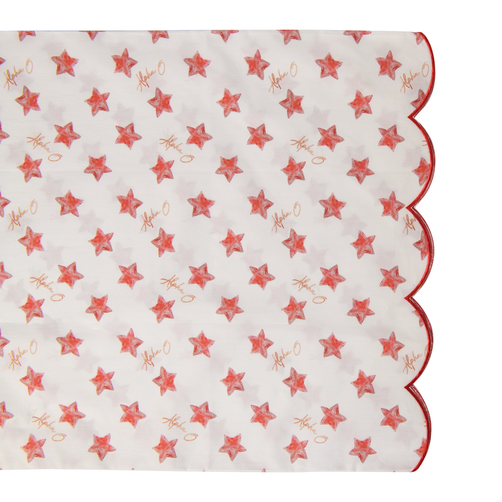 Sorority Scalloped Pillowcase