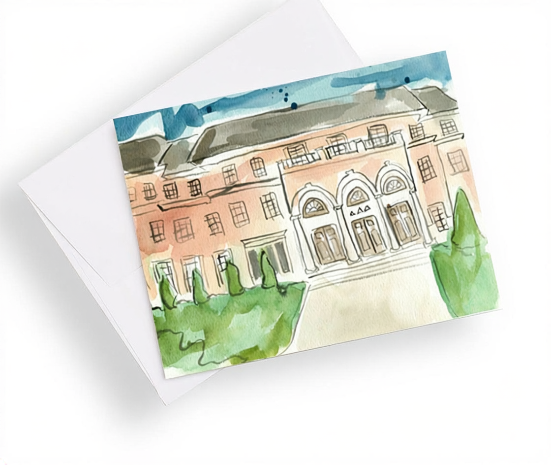 University of Alabama Sorority House Notecards