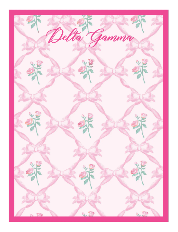 Romantic Floral Notepad