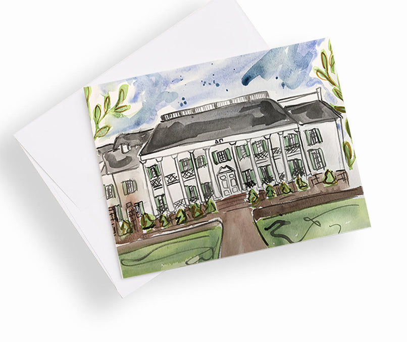 University of Mississippi Sorority House Notecards