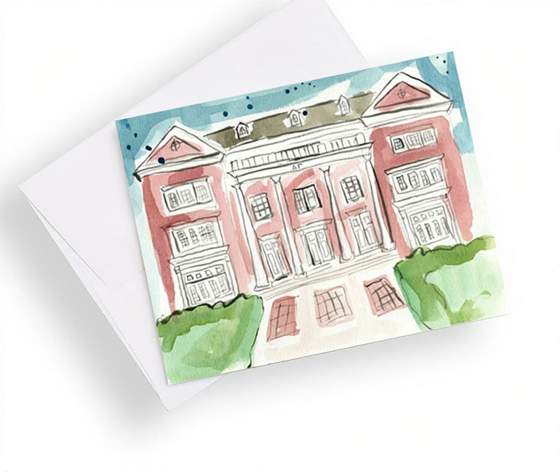 University of Alabama Sorority House Notecards