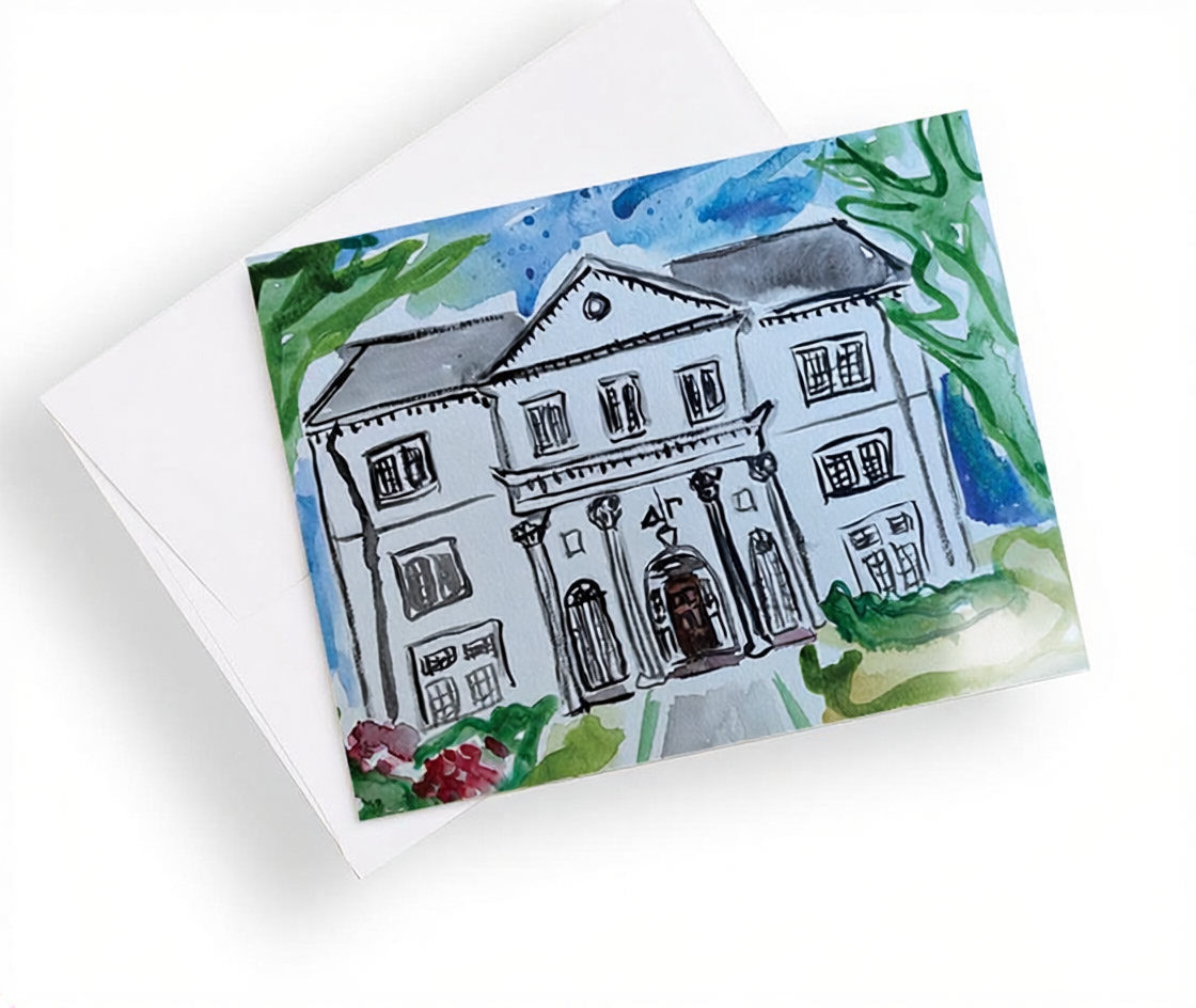 University of Georgia Sorority House Notecards