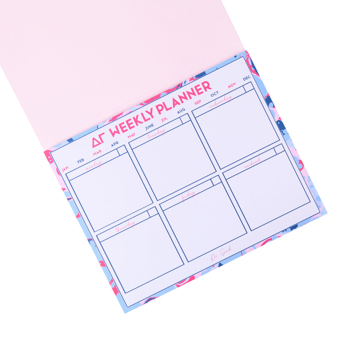 Delta Gamma Desk Planner