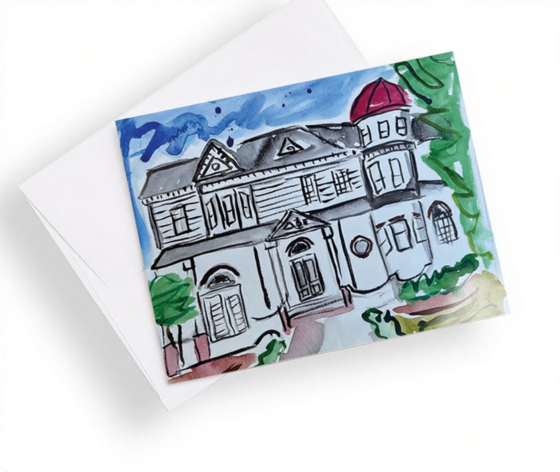University of Georgia Sorority House Notecards