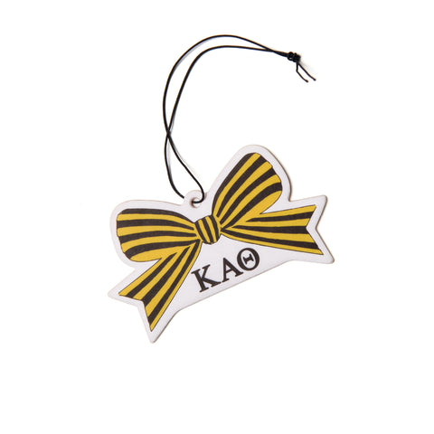 Kappa Alpha Theta Bow Air Freshener