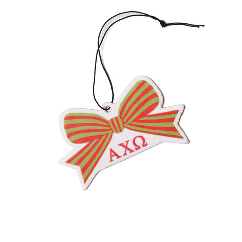 Alpha Chi Omega Bow Air Freshener