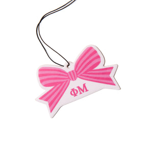 Phi Mu Bow Air Freshener