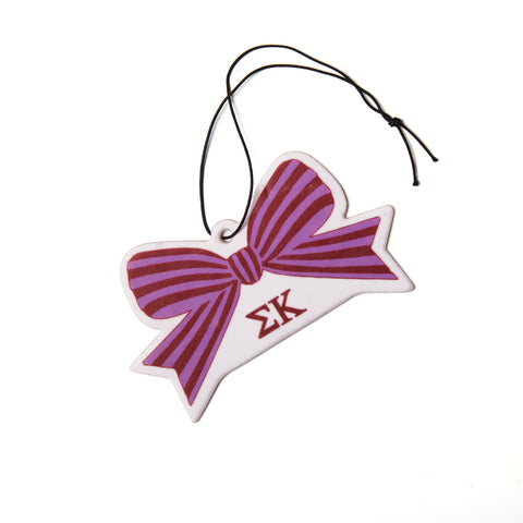 Sigma Kappa Bow Air Freshener